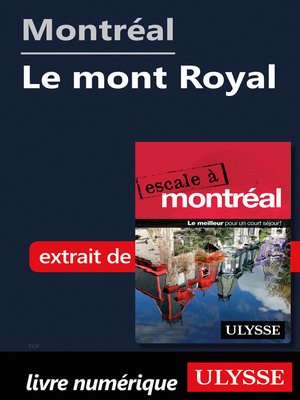 cover image of Montréal--Le mont Royal
